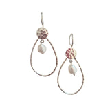 Pearl Hoop Earrings
