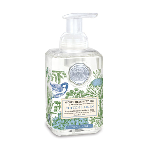 MICHEL DESIGN WORKS-COTTON & LINEN FOAMING HAND SOAP