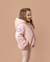 Fox & Finch- FLOWER SHERPA JACKET 3-5 Years