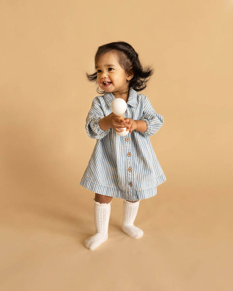 Winter Vacay Stripe Dress