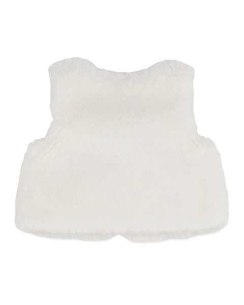 Orchard Bloom Faux Fur Vest