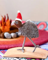 Tara Treasures- Felt Australian Emu Christmas Ornament