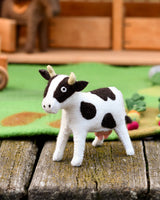 Tara Treasures-Felt Cow Farm Animal Toy