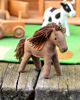 Tara Treasures-Felt Horse Farm Animal Toy