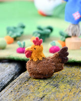 Tara Treasures-Felt Chicken Farm Animal Toy