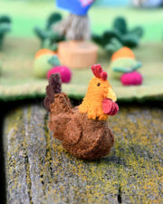 Tara Treasures-Felt Chicken Farm Animal Toy