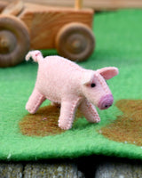 Tara Treasures-Felt Pig Farm Animal Toy