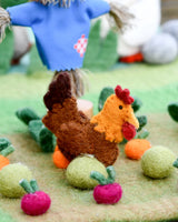 Tara Treasures-Felt Chicken Farm Animal Toy