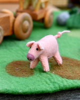 Tara Treasures-Felt Pig Farm Animal Toy