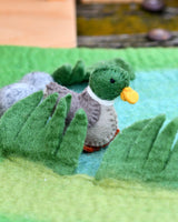 Tara Treasures-Felt Duck Farm Animal Toy