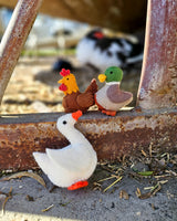 Tara Treasures-Felt Duck Farm Animal Toy