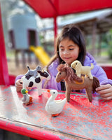 Tara Treasures-Felt Dog Farm Animal Toy