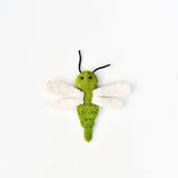 Tara Treasures-  Felt Finger Puppet Dragonfly