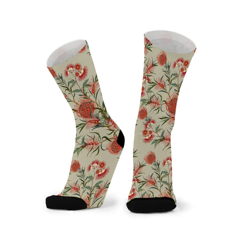 Red Fox Socks-Flowering Gums