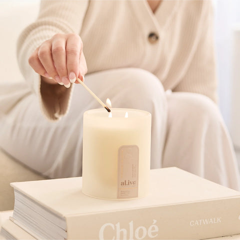 Soy candle - mango & lyche