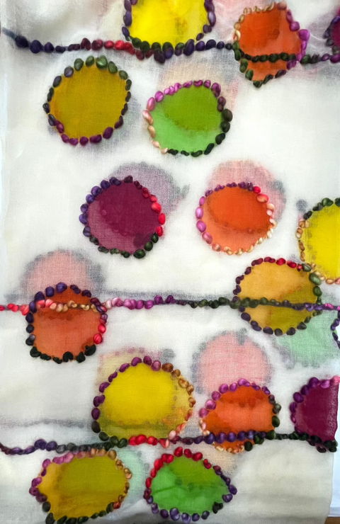 ZODA Pure Wool Scarf-Multi Spot