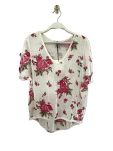 Floral Italian Linen Tee