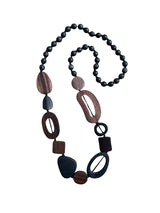 Resin and Timber Bead necklace