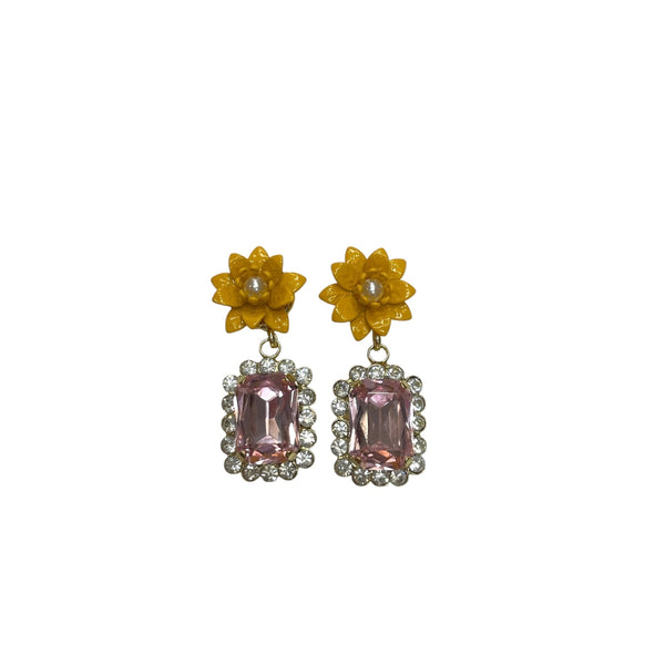 Daisy Crystal Earrings