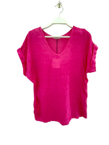 Plain Italian Linen T-Shirt