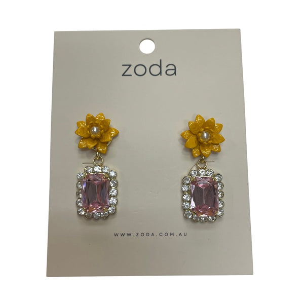Daisy Crystal Earrings