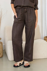 Free Angel Gelso Pants-Chocolate