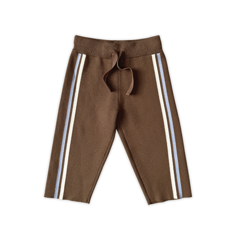 Organic Stripe Milano Knit Pants