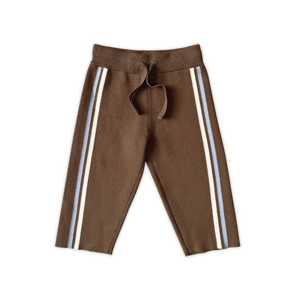 Organic Stripe Milano Knit Pants