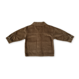 Organic Cord Shirt Jacket - Espresso