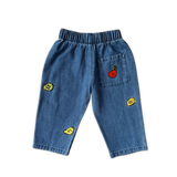 Organic Fruit Salad Denim Pants