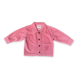 Organic Cord Shirt Jacket - Sorbet