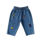 Organic Fruit Salad Denim Pants