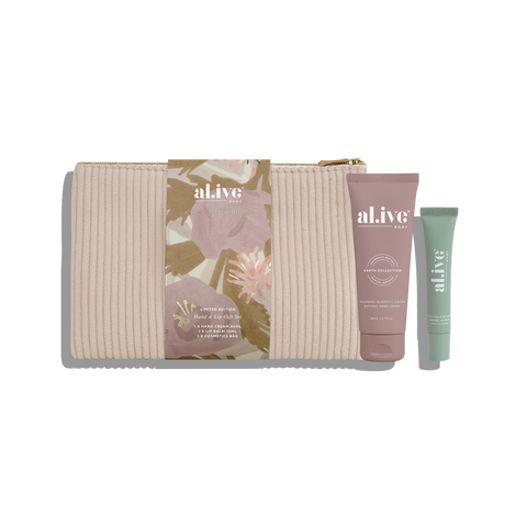 al.ive body-LIMITED EDITION-HAND & LIP GIFT SET - A MOMENT TO BLOOM