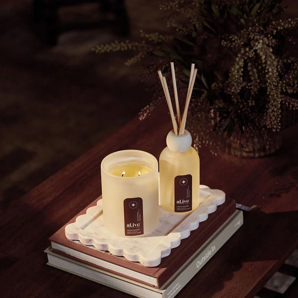 reed diffuser - vanilla cream and tonka bean