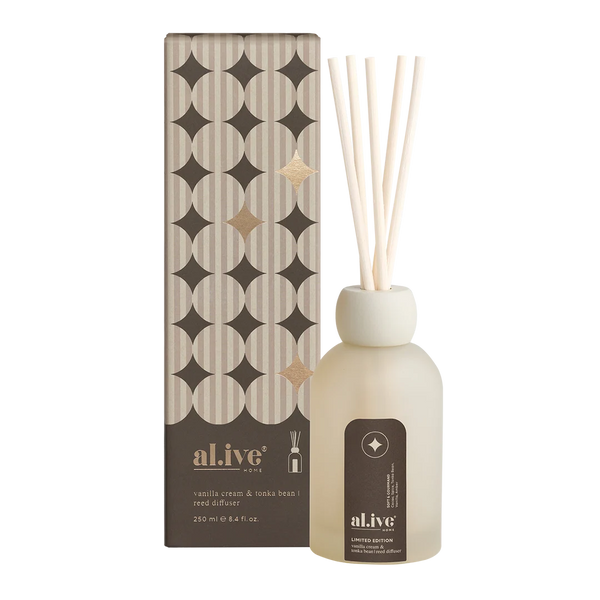 reed diffuser - vanilla cream and tonka bean