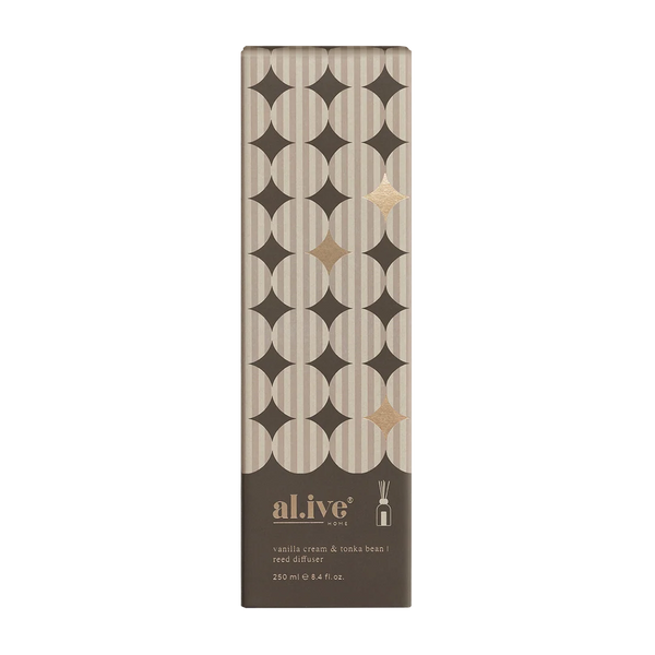 reed diffuser - vanilla cream and tonka bean