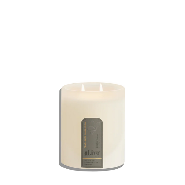 soy candle - willow gum & lemon myrtle