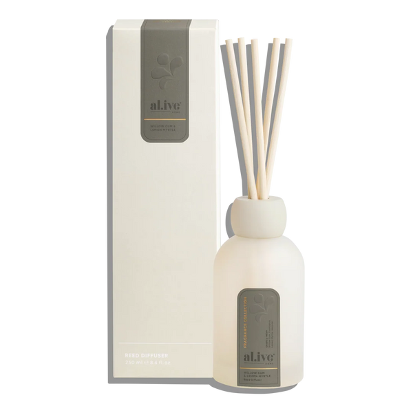 reed diffuser - willow gum & lemon myrtle