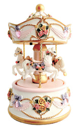 Horse Carousel Petite Rose