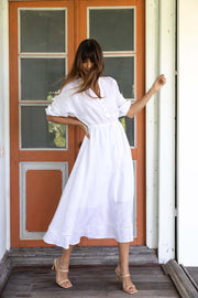 Humidity Lifestyle Ambrosia Midi Dress White