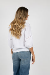 Humidity Lifestyle Ambrosia Blouse White