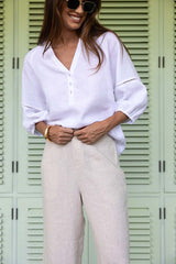 Humidity Lifestyle Ambrosia Blouse White