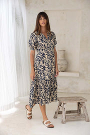 Humidity Lifestyle Eden Maxi Dress Navy