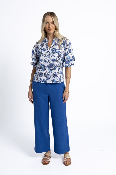 Rosa  Blouse Jardin Print