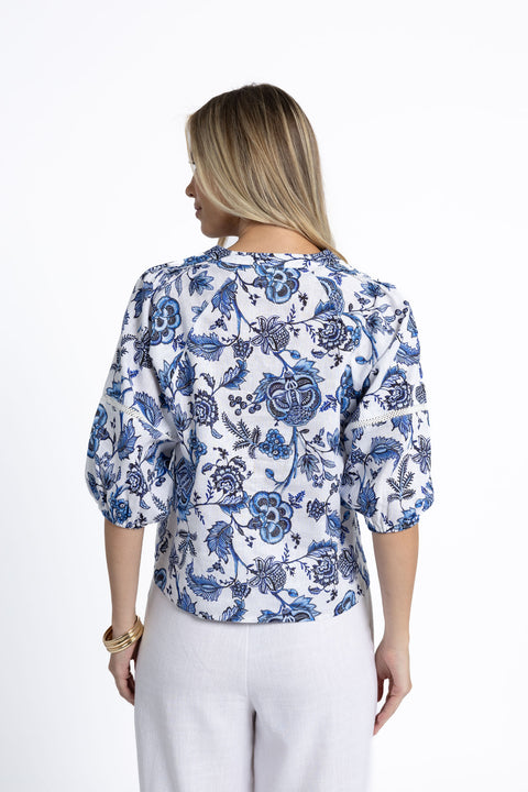 Rosa  Blouse Jardin Print