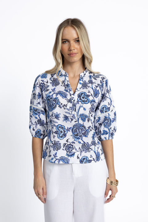 Rosa  Blouse Jardin Print