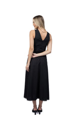 Willa Tie Dress Black