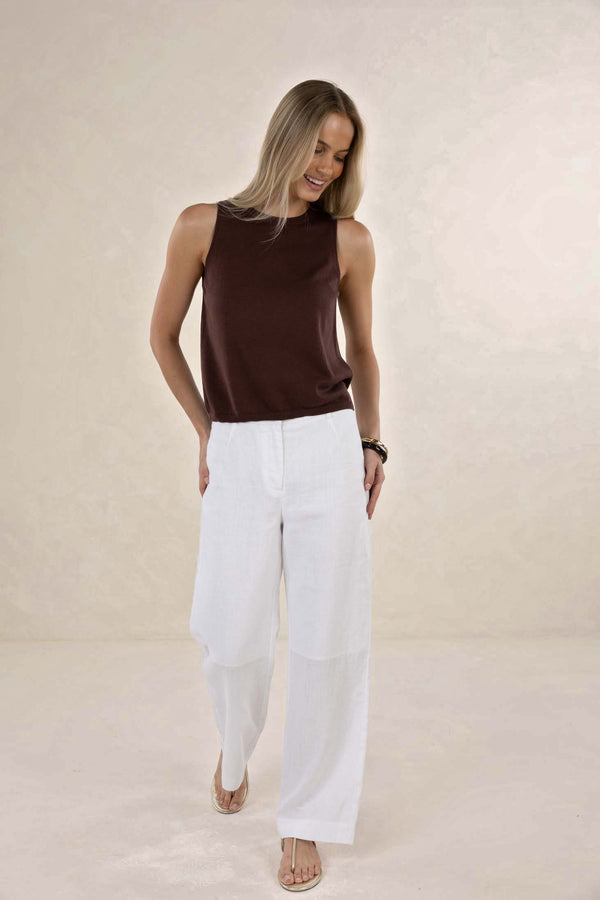 Collette Tank Chocolate