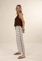 Vintage Tales Pant Choc/Cream
