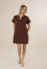 Yana Dress Chocolate